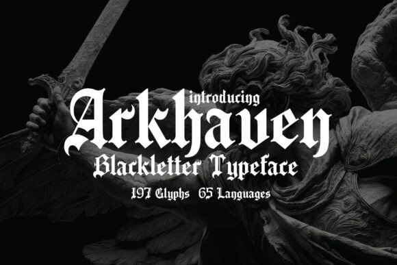 A Arkhaven Font for Creative Makers