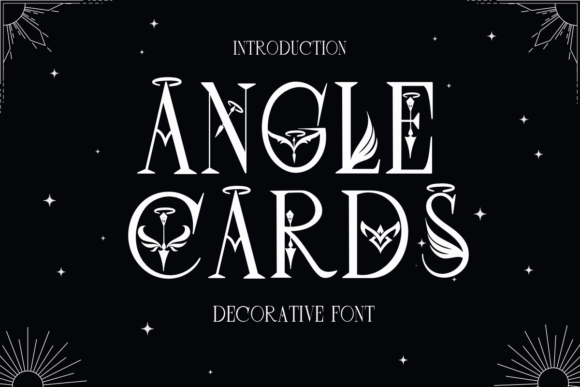 Angel Cards: A Divine Decorative Font