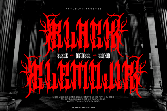 Black Glemojir: A Blackletter Typeface with Editorial Edge