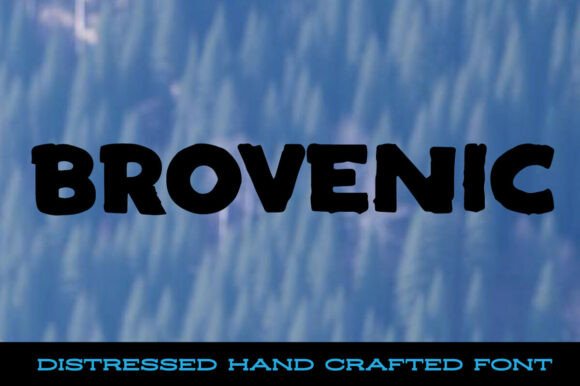 Brovenic: A Bold Font with Character