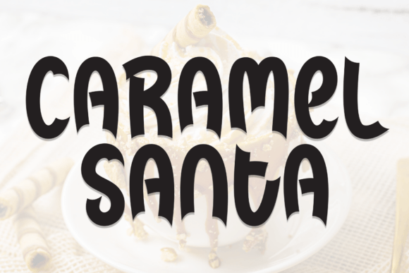 Caramel Santa Font Review