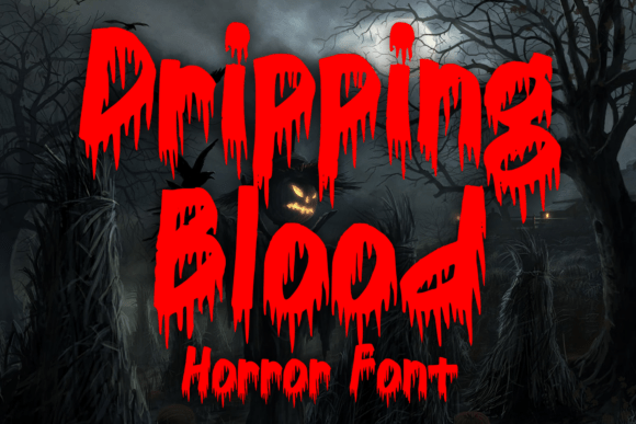 Dripping Blood Font: A Bold Choice for Web Design