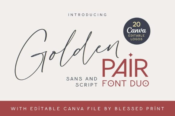 Golden Pair: A Font for Modern Campaigns