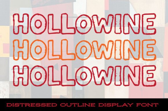Hollowine: A Bold Display Font for Creative Web Design