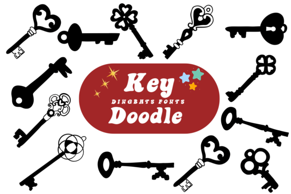 Key Doodle: A Playful Dingbat Font for Brand Moments That Spark Joy