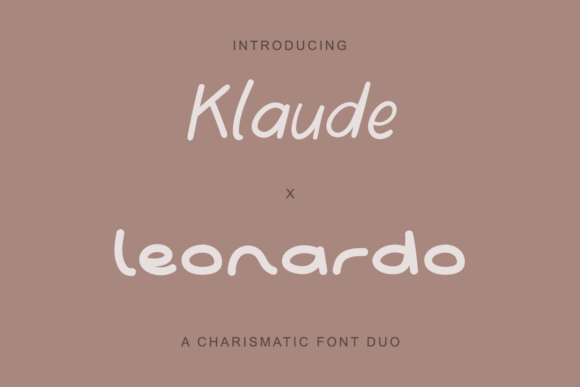 Klaude X Leonardo: A Font for Creative Web Design