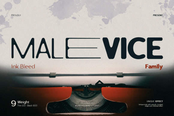Malevice Inkbleed Font Review