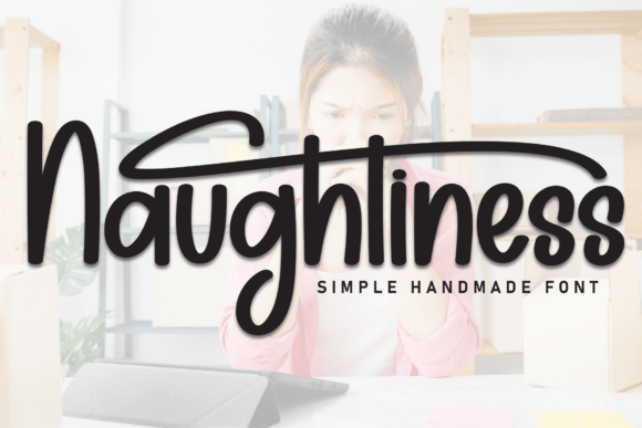 Naughtiness Font: Bold and Bright
