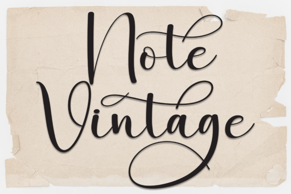 Note Vintage: A Font for Bold Branding