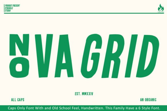 Nova Grid: A Handwritten Sans Serif with Editorial Warmth