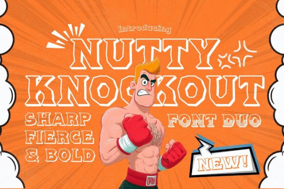 Nutty Knockout: A Bold Font for Editorial Impact