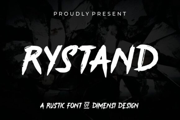 Rystand: A Bold Rustic Display Font