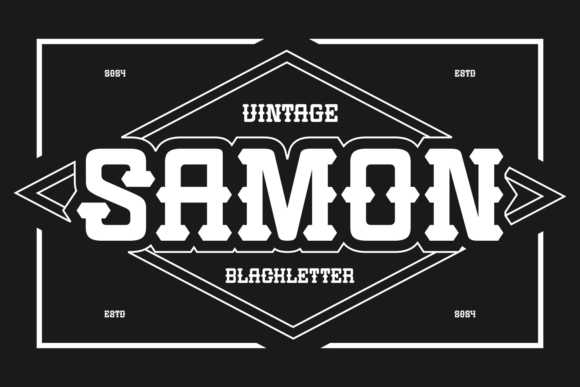 Samon: A Bold Blackletter for Branding
