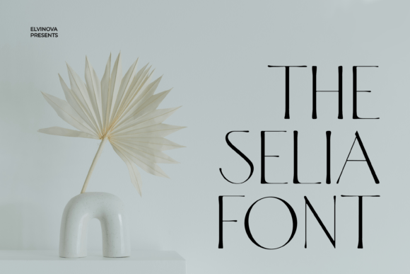 Selia: A Delicate Display Font