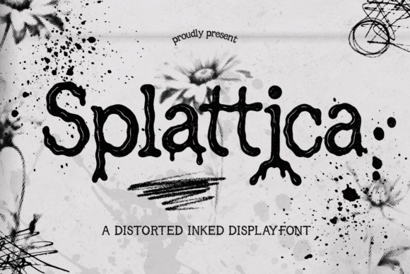 Splattica: Bold Display Font for Web Design