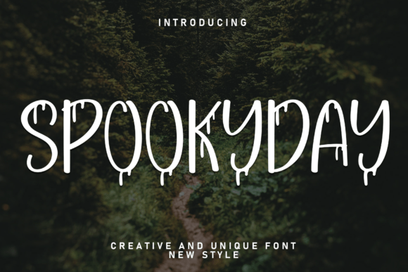 Spookyday Font for Web Design