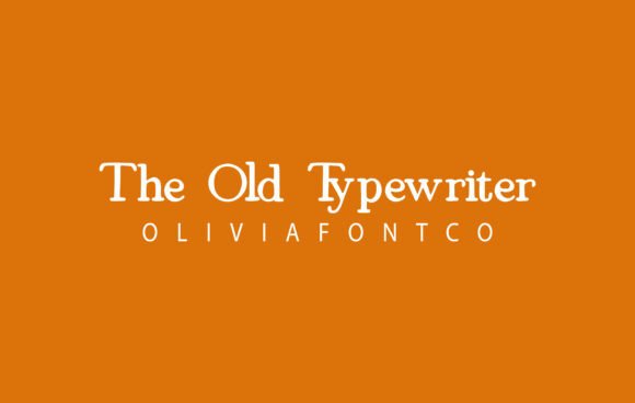 The Old Typewriter Font