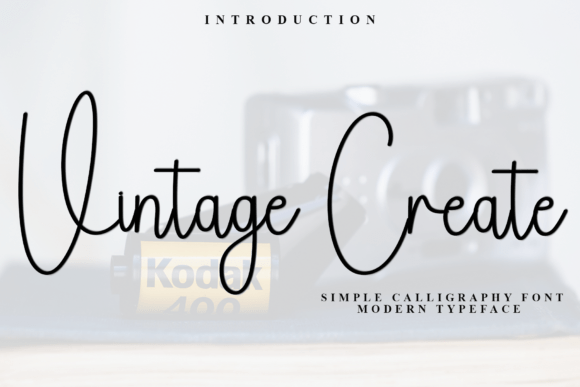 Vintage Create Font Review