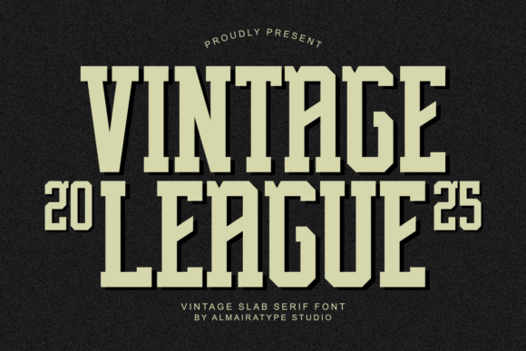 Vintage League Font for Web Design