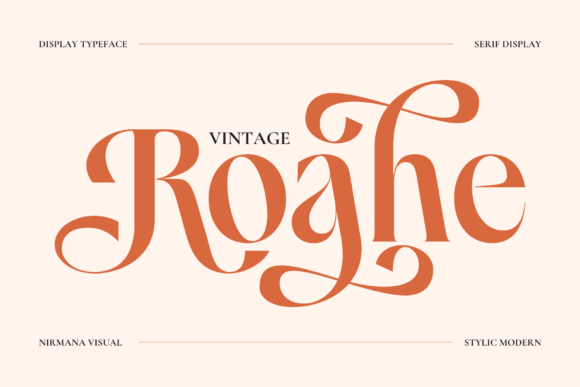Vintage Roahe: A Timeless Serif Font