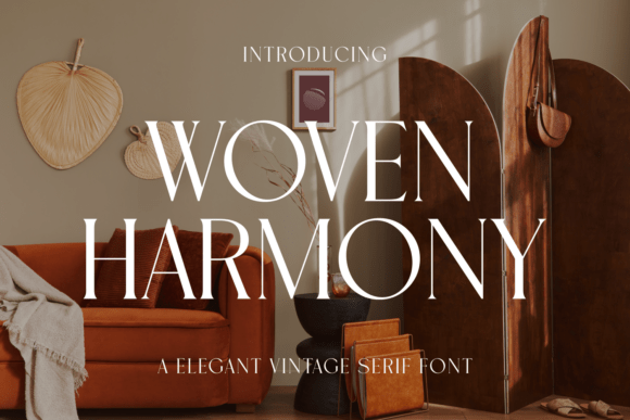Woven Harmony: A Serif That Earns Its Place